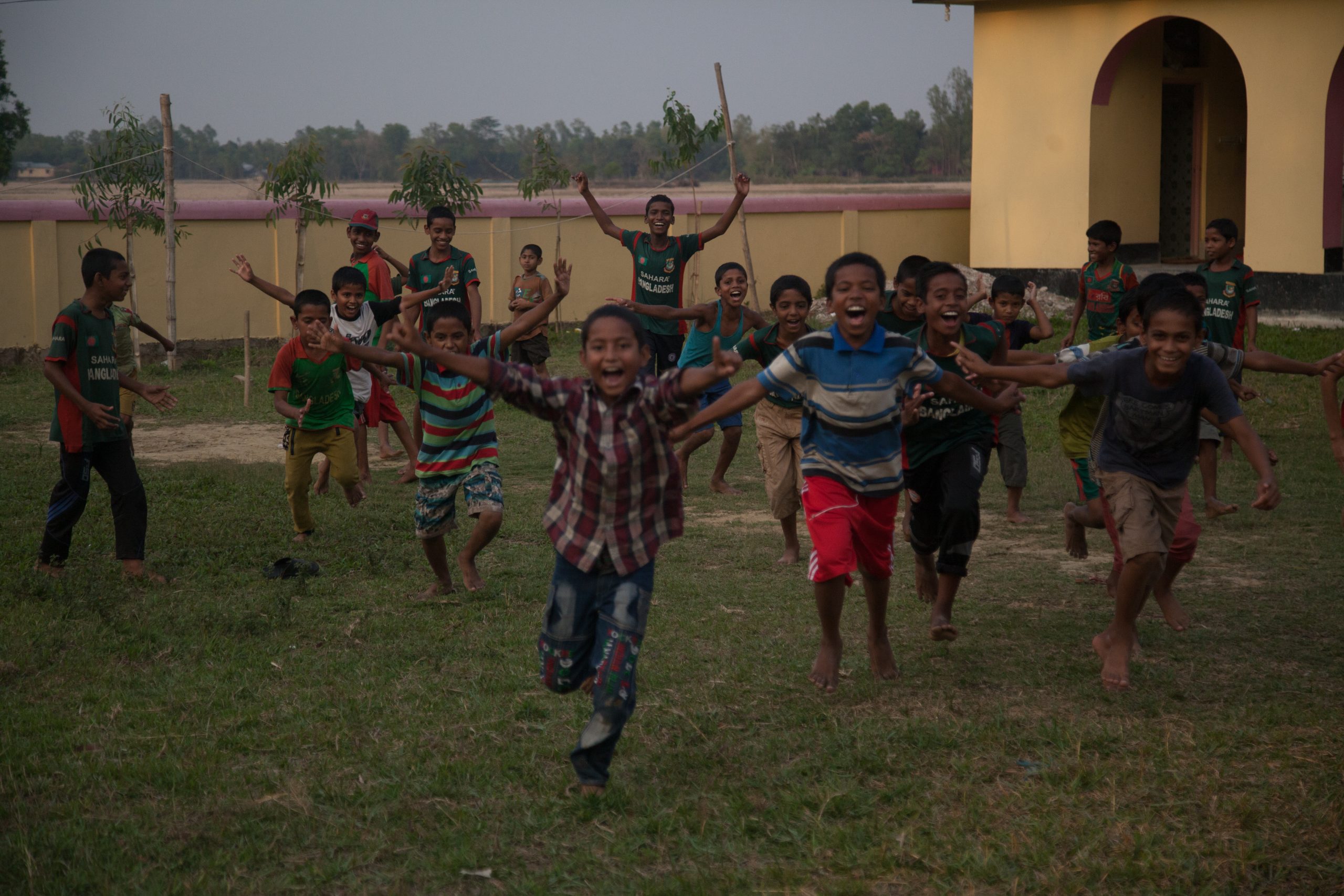Children enjoying outdoor play together at Hope and Prosperity