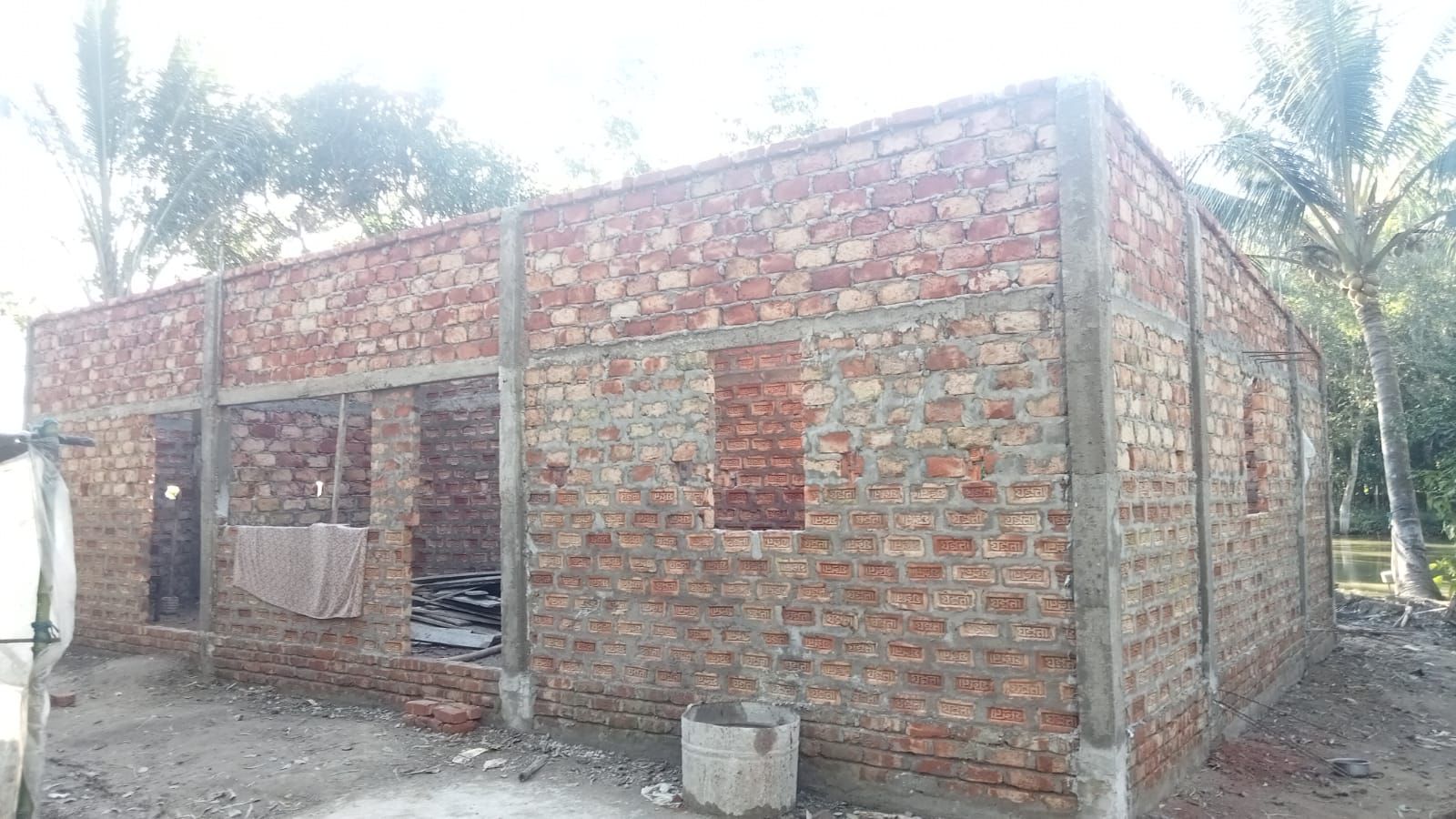 A family home being rebuilt with Hope and Prosperity support